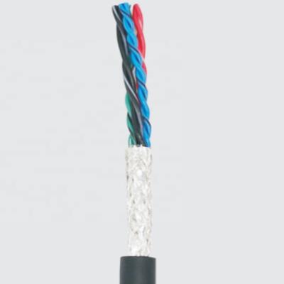 China Industrial 2*2*0.14 26AWG 2Pairs 2P LiYCY Paired Flexible Data Transmission Cable for sale