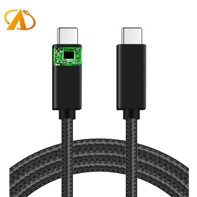 China COMPUTER 5A 100W Type C to Type C PD Fast Charging Cable USB3.2 Gen2 Video Cable with 20G E-mark Data Cable for sale