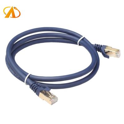 China Cat8 Data Transfer Ethernet Cable 6FT 26AWG Heavy Duty High Speed ​​Cat8 LAN Network Cable 40Gbps With Gold Plated RJ45 Connector for sale