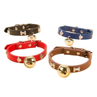 China Sustainable Unique Design Pet Collar With Comfortable And Adjustable Pet Bell Collar for sale