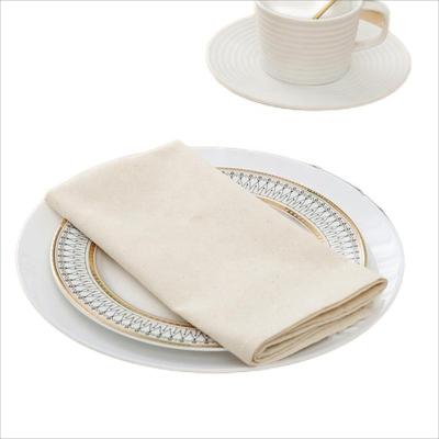 China Disposable Cloth Napkins Luxury Wholesale Cotton Linen Airplane Home Restaurant Soft Comfortable Table Decor Cloth Washable Dining Napkin for sale