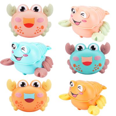 China Press and Go Hot Selling Amazon Press and Go Crab Slide Plastic Cartoon Owl Toys Cute Funny Baby Toys for Children for sale