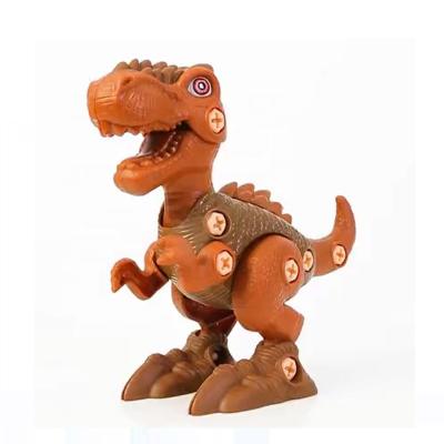 China Education 2020 DIY Plastic Dinosaur Set Toys For Children for sale