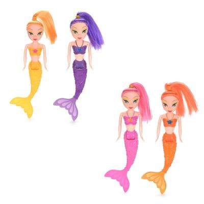 China Cheap Funny 7 Inch Fashion Mermaid Plastic Dolls For Girl for sale