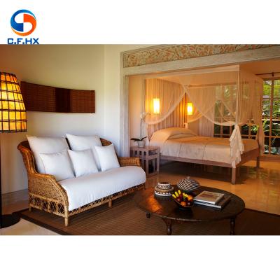 China Modern New Arrival Bali style 5 Star Hotel Furniture Bedroom Set Factory Direct Price for sale