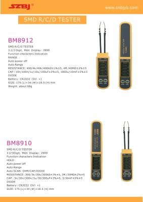 China Cr2032 probador auto de la resistencia de tierra de Digitaces de las cuentas de la gama 2999, probador elegante de SMD en venta