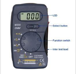 China Digitale Multimeterm300 Multimeter In pocketformaat Te koop