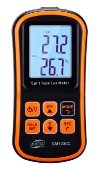 China CE GM1030C Digitaces Lux Meter, Lux Meter Light Meter del termistor de NTC en venta