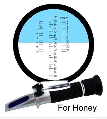 China Portable Honey Beekeepers 80 Bx Hand Held Refractometer for sale