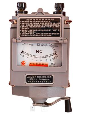 中国 ZC25 120rpm 250Vの絶縁抵抗の試験計器 販売のため