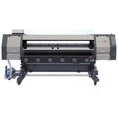 China Large head printing dx5 direct eco solvent printer leather industry factory supply pu printing leather machine for sale