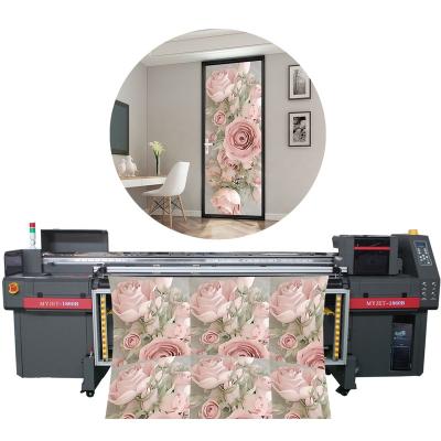 China Leather Industry 1.8M UV 3d Roll To Roll Flatbed Printer I3200 4 Pcs GEN5 Digital UV All-in-one Strip Printer for sale