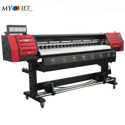 China Industry 1.6/1.8/1.9m L1800 home digital inkjet printer eco solvent indoor advertising machine decoration printing for sale