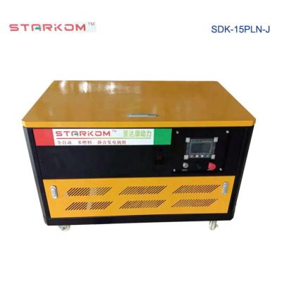 China Supplier 16KW 230/400V 50Hz Gasoline Generator LPG Generator Natural Gas Generator Single Phase and 3 Phase SDK-15PLN-J for sale