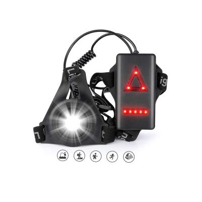 China ROAD Night Running Lights USB Rechargeable LED Trunk Light With Safety Warning Lamp Waterproof Running Speed ​​For Outdoor Riders for sale