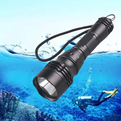 China Waterproof Underwater 1000LM LED Torch IPX8 Instant Light Rechargeable Diver Diving Flashlight for sale