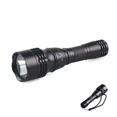 China Waterproof 2000 Lumen 18650 IP68 100M Rechargeable Air Diving Torch For Scuba Divers for sale