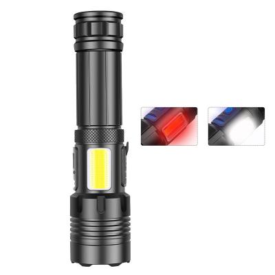 China Waterproof Self Defense Ultra Bright USB Lightweight Flash Mini Torch Led Tactical Flashlight Waterproof Rechargeable for sale