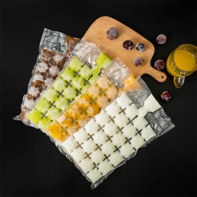 China Cheap Disposable Self-Sealing Self-Sealing Ice Popsicle Bags Juice Freezer Packaging Freezer PE Packaging Bags With Funnel for sale