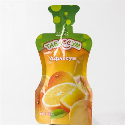 China Straw inside bright portable summer fruit tea bag with built-in straw for sale