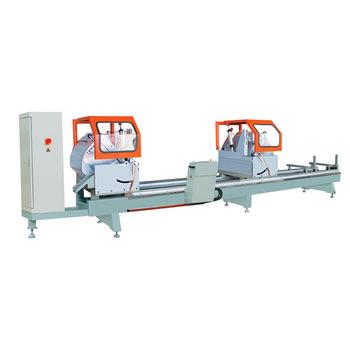 China Building Material Shops Window Frame Cutting Saw Making Yilmaz Machinery Automatic Aluminum Double Head Machine for sale