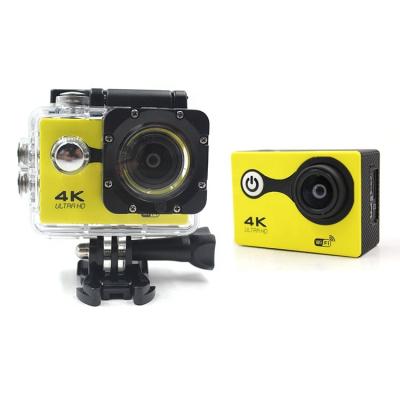 China High definition support: best quality 4K photo headset used waterproof 4K Wifi action camera for sale