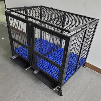 China Breathable Heavy Duty Wholesale Metal Dog Cage Foldable Kennel Dog Cage Assembly xxxl for sale