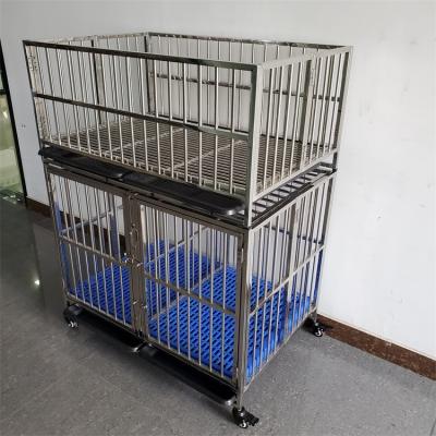 China Breathable Customization Stackable Dog Cage With Wheels Wholesale Commercial Dog Cage for sale