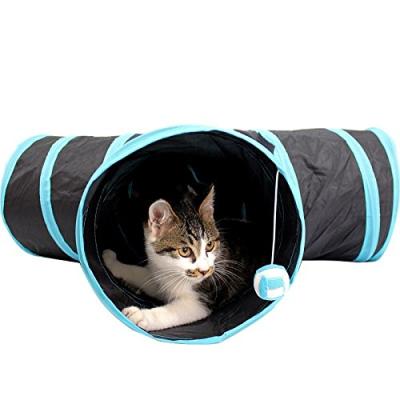 China 2021 Cat Toy Folding Tunnel Bestselling Customization Outdoor Cat Tunnel Bed Pet for sale