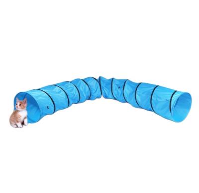 China Factory direct sales collapsible cat tunnels pet customization tunnel play toy cat viable large cat tunnel for sale