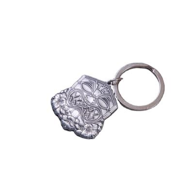 China Europe Customized Factory Price Zinc Alloy Die Casting Key Chain With DIY Logo And Words Key Chain for sale