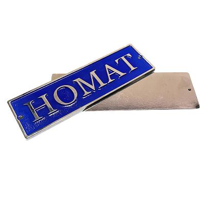 China High quality custom made zinc alloy snowflake decoration for machine homat sign colorful metal sign for sale