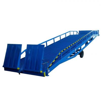 China Cargo Handling Auxiliary Equipment Mobile Ramp Container Load Dock Ramp Hydraulic Leveler Lift for sale