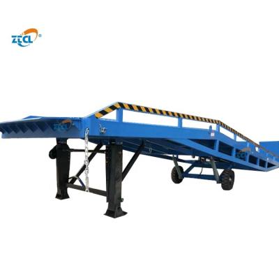 China Cargo Handling Auxiliary Equipment 10 Ton Mobile Loading Ramp For Container Dock Ramps for sale