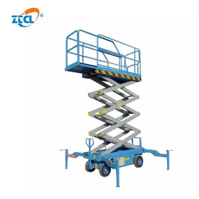 China Used to lift workers to higher places for maintenance 500kg capacity hydraulic electric trailer mobile scissor lift for sale