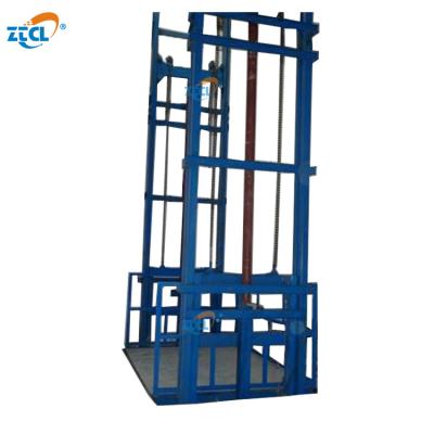 China Used For 2nd Guide Rail Indoor Outdoor Used Cargo Lift Elevator For Sale for sale