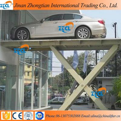 China Hotels Car Scissor Lift Platform 3.5ton Capacity Goods Lift for sale