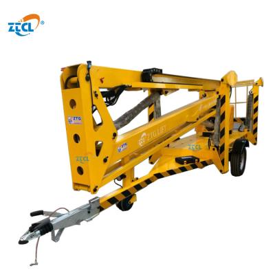 China Towable Boom Lift Tables 16m Truck Mounted Towable Hydraulic Boom Lift Tables Boom Lift Platform Price for sale