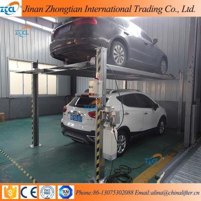 China Car Parking 2300kg Four Posts Car Parking Lift 4posts Car Lift for sale