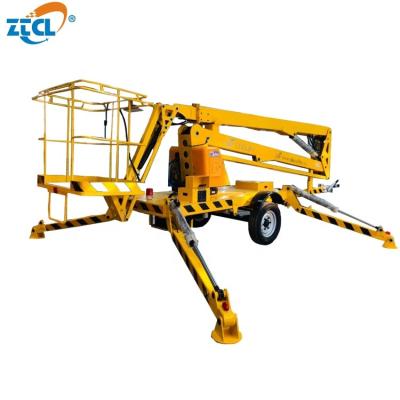 China Best Quality Safety Easy Operation Convenience Hydraulic Towable Trailer Boom Lift Tables Boom Lift For Truck Work Platform for sale