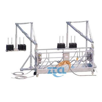 China Decoration Of Wire Rope Painted Steel Electric Suspended Aluminum Platform Crane for sale