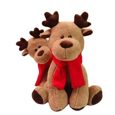 China High Quality Christmas Reindeer Stuffed Plush Decoration Gifts Soft Stuffed Toys for sale