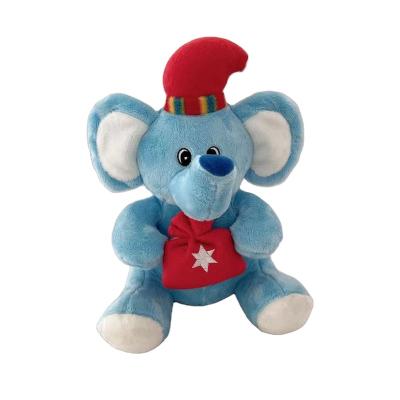 China Wholesale Stuffed Christmas Elephant Plush Toy Cute Elephant Stuffed & Plush Animal for sale