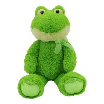 China NEW Style Green Plush Lovely Stuffed Animal Toy Frog For Kids Custom Cute Plush Stuffed Animal for sale