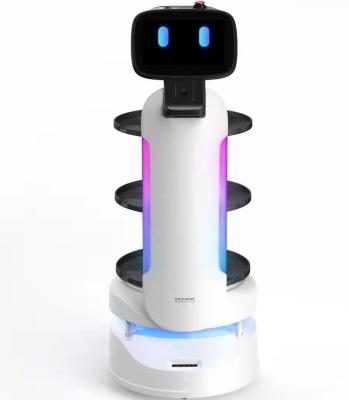 China restaurant & Hotel supplies 2022 new design for hospital restaurant cafe hotel delivery robot smart car for sale