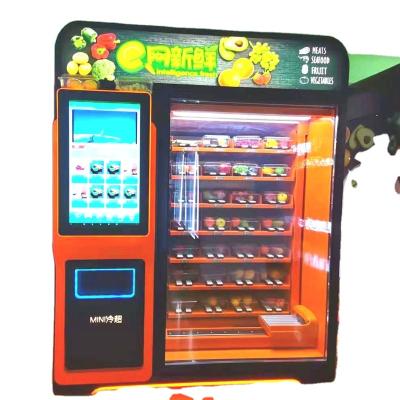 China New SDK 2021 design fruits and vegetables or salad vending machine for sale