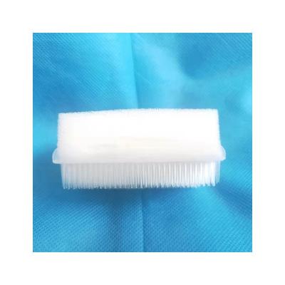 China Wholesale HS Surgical White Disposable Washing Sponge Scrub Hand Surgery Brush for sale