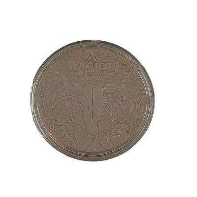 China China Wholesale China Main Ox Iron Rust Corrosion Medal Metal Opens Commemorative Metal Coin for sale