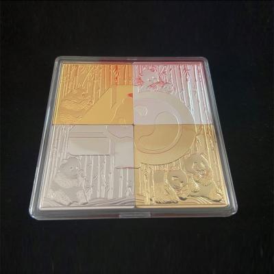 China China Wholesale Low Price Metal Crafts 999 Pure Gold Coin Sale for sale