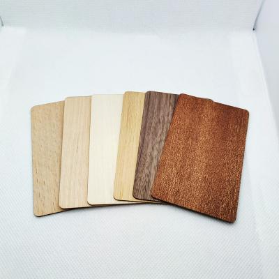 China Business Printable Bamboo Wood Contactless Gift NFC213 UID Chip Membership Card Environmental Protection Blank 13.56MHZ Social Recognition 13.56MHZ for sale